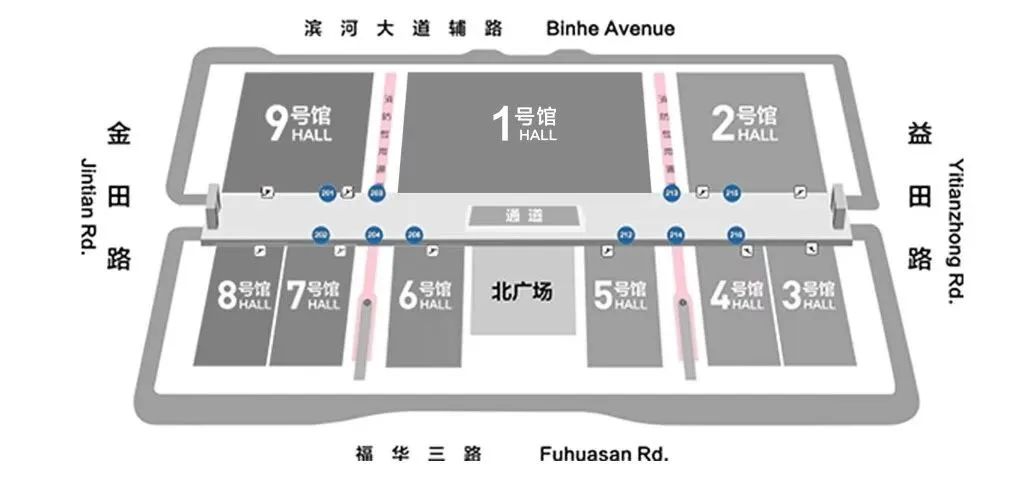 深圳國際電池技術展覽會展館分布 深圳國際電池技術展覽會展館分布